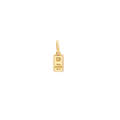 Petite Gold Brick Pendant