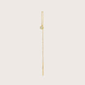 Single Diamond Protean Drape Earring