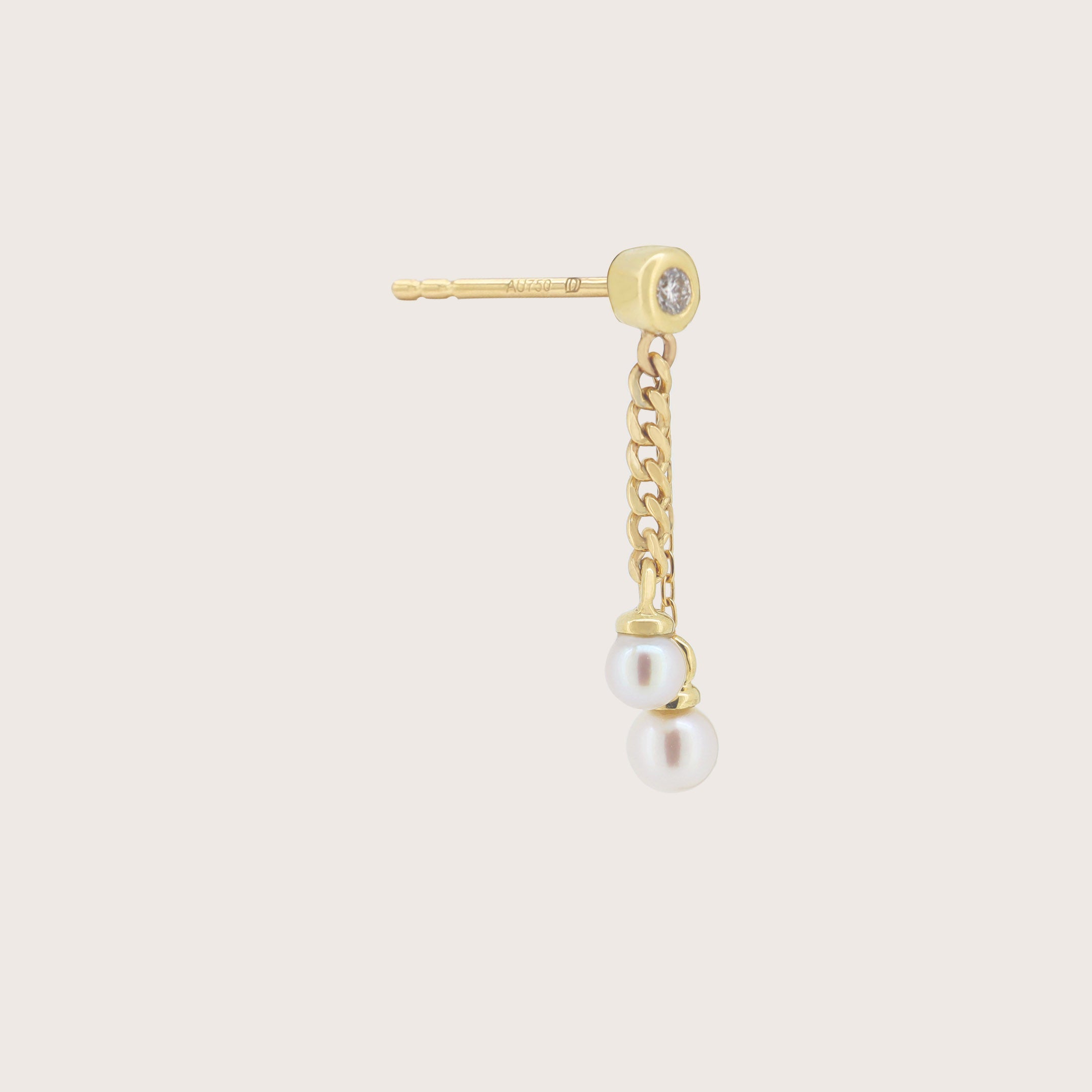Dainty Diana Double Chained Earrings