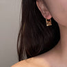 The Dainty Lock Single Earring - Gold Plated