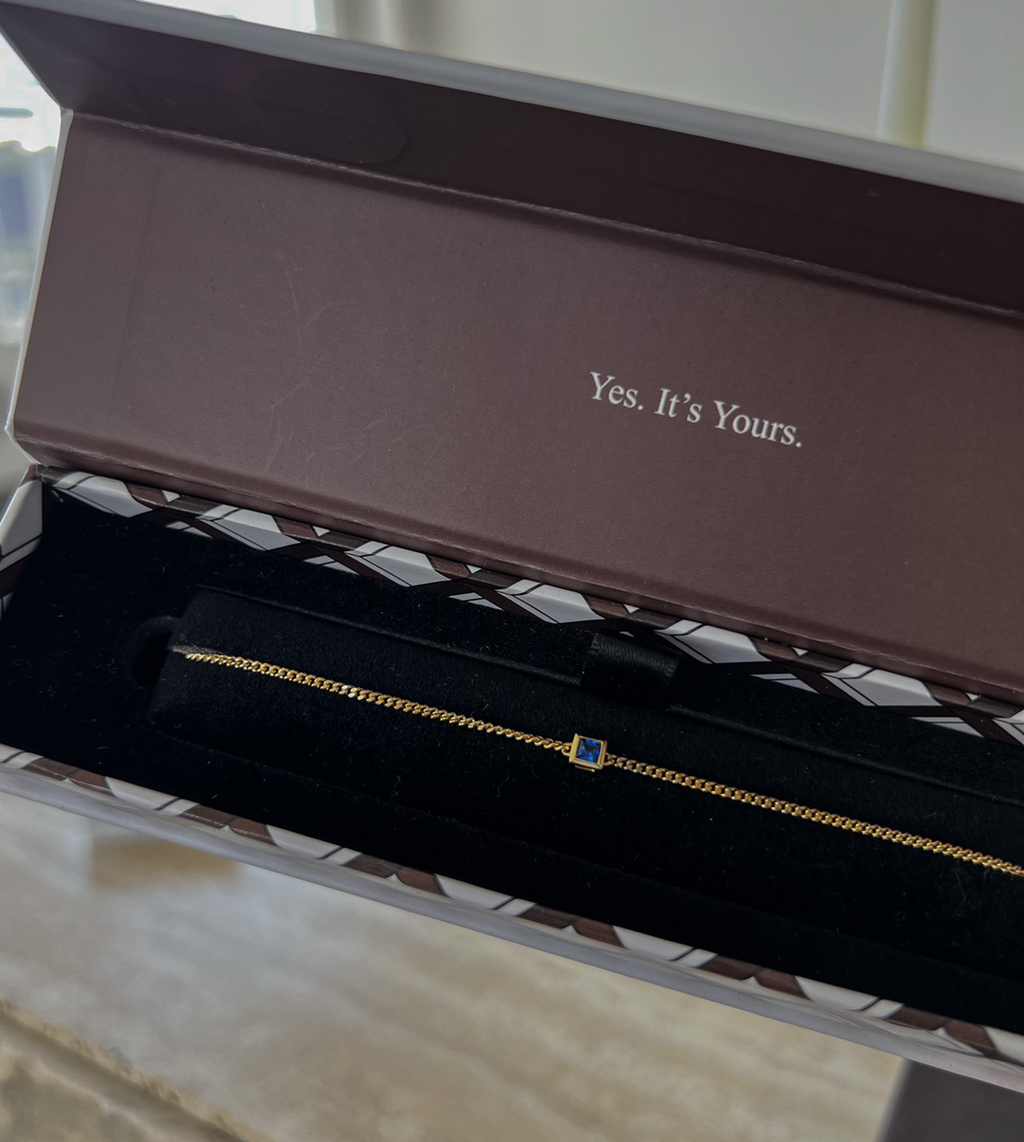 Dainty Sapphire Bracelet