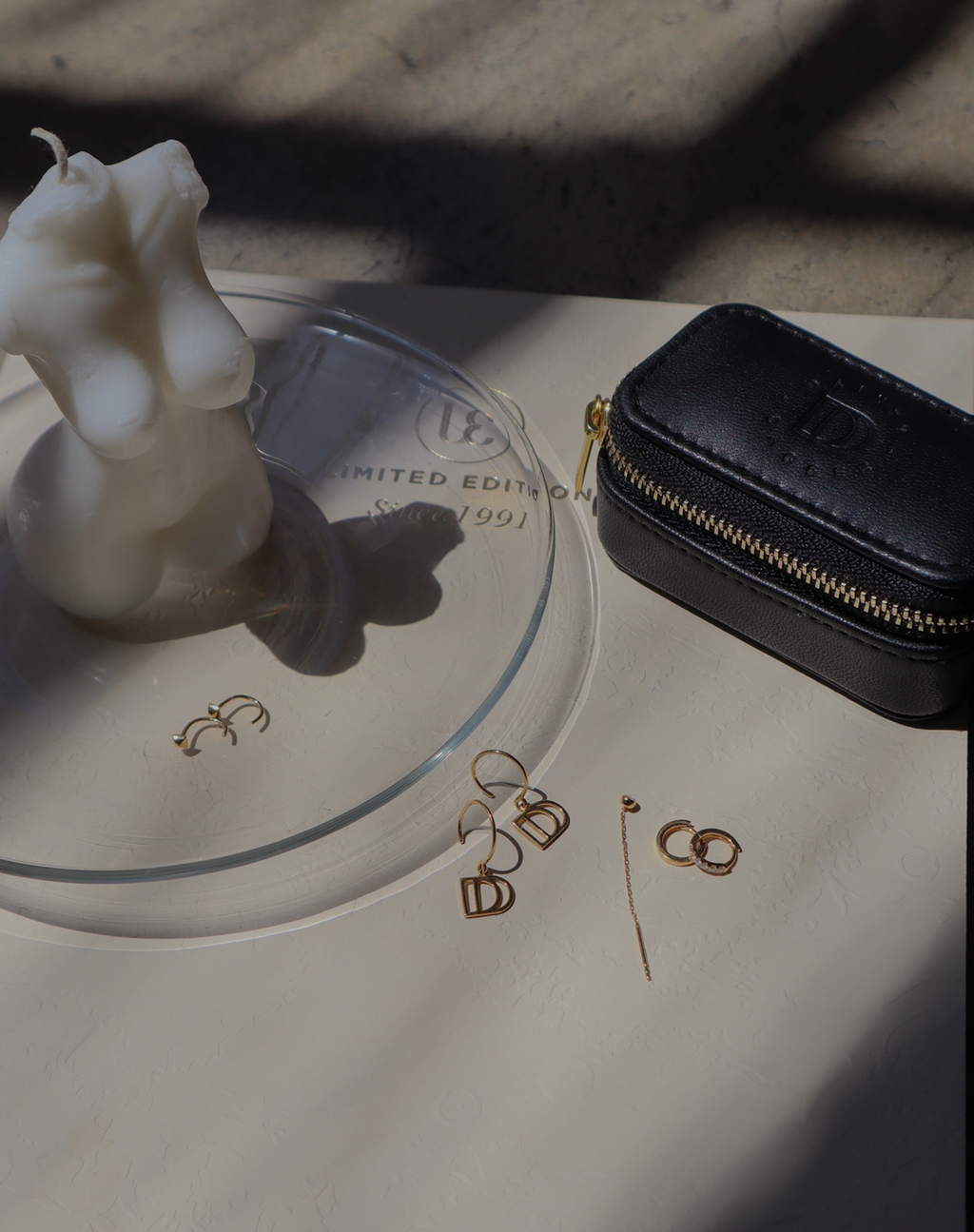 Large Crest Earrings