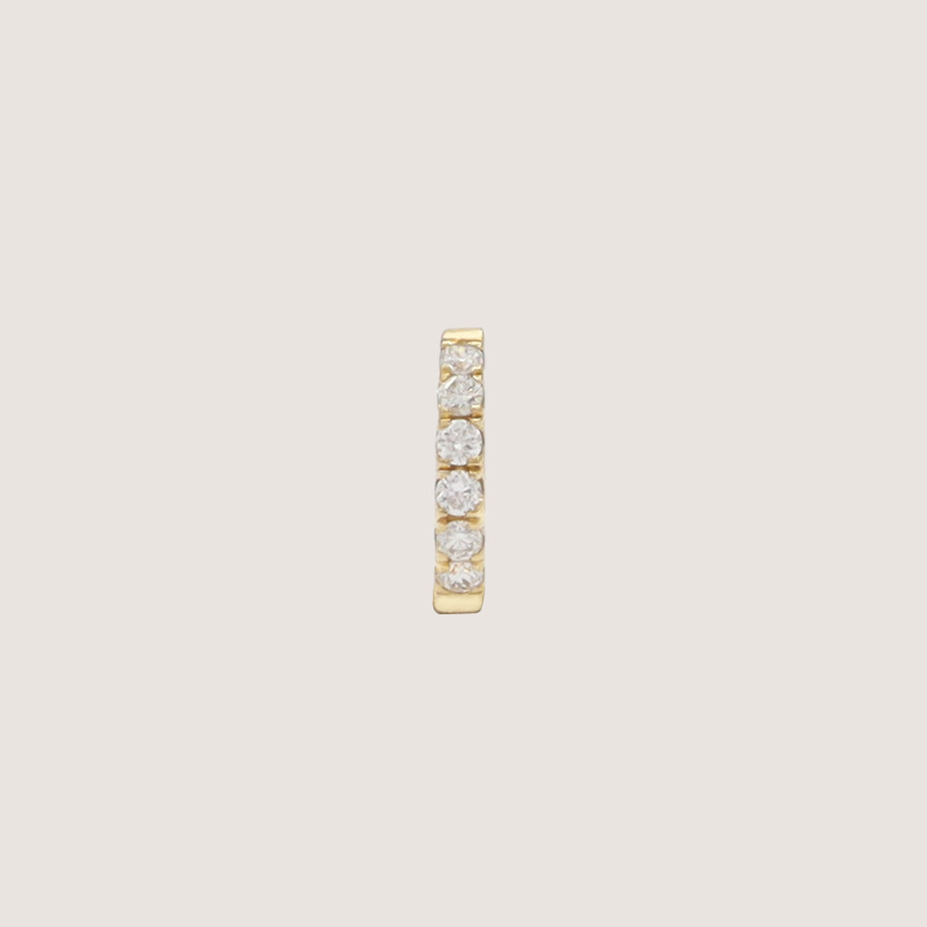 The Dainty Diamond Hoop