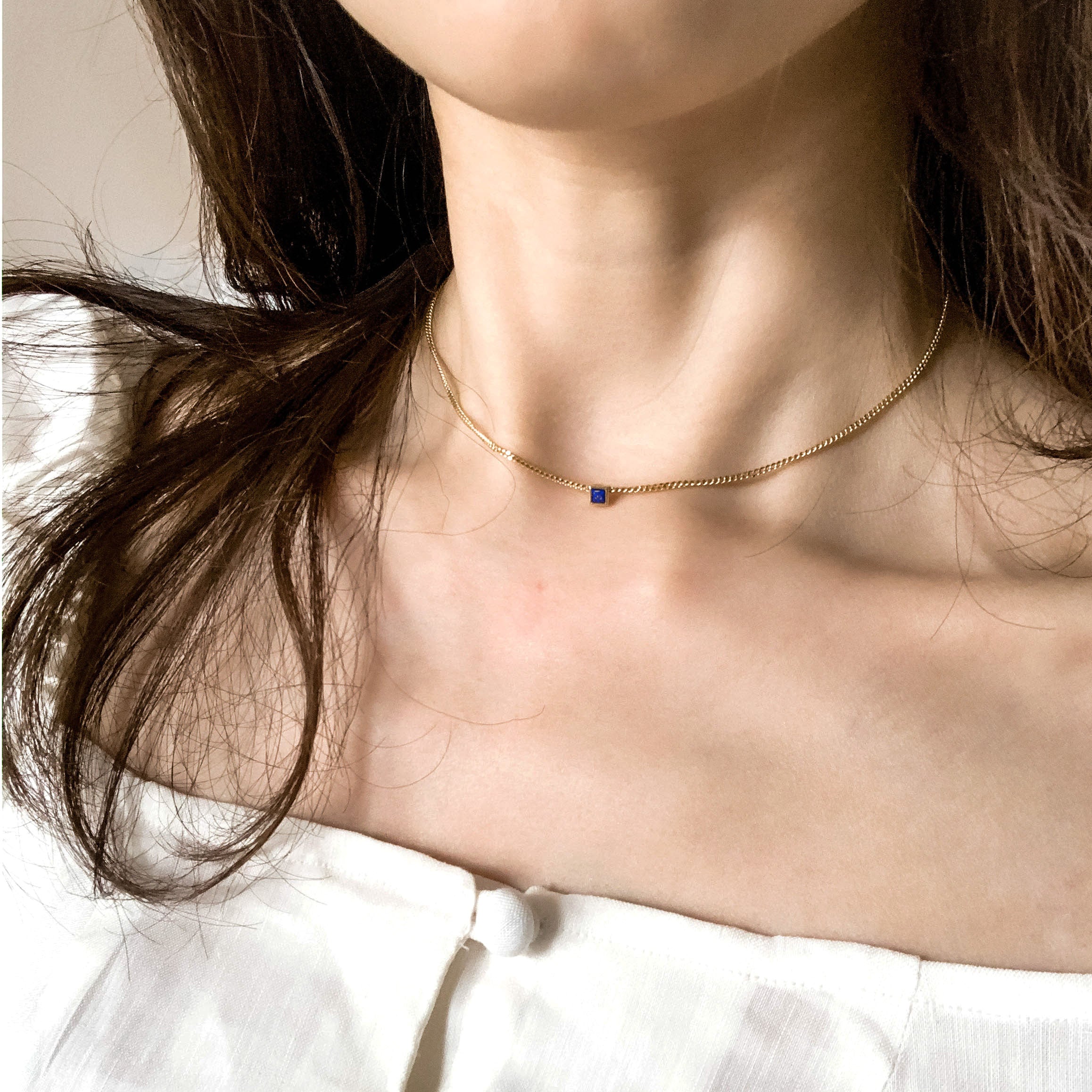 The Dainty Sapphire Necklace